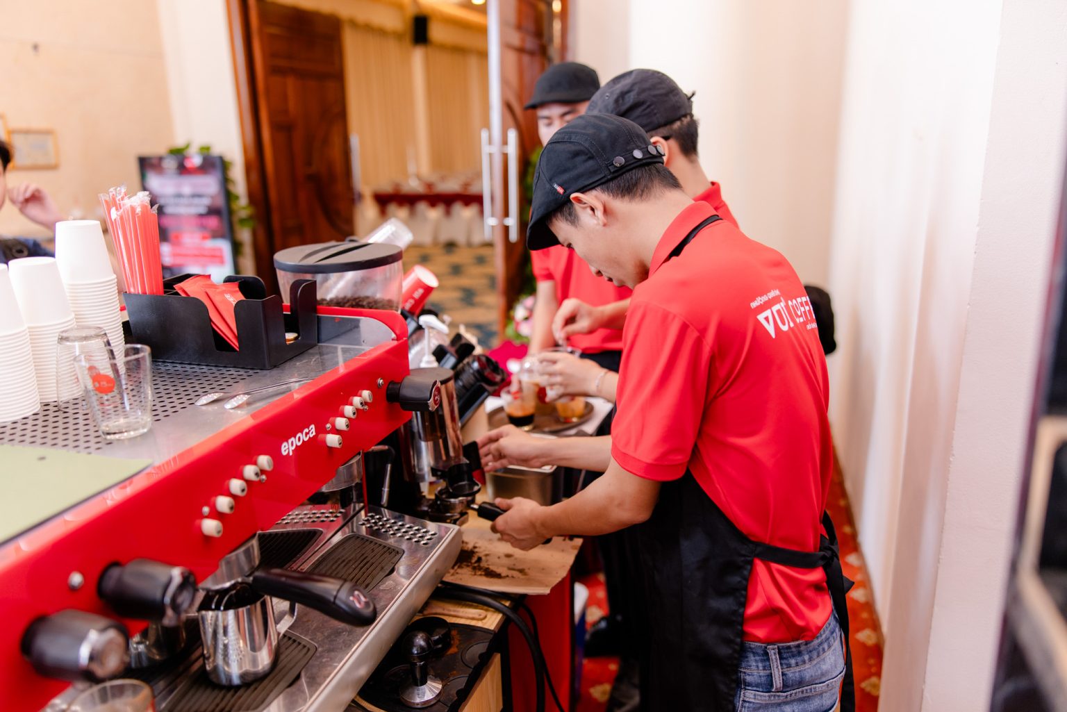 3 bước phục vụ của VUICOFFEE