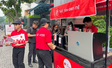 mô hình nhượng quyền cà phê tinh gọn VUI Coffee